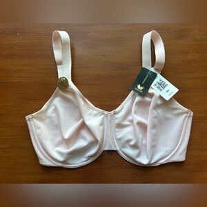 NWT Wacoal Back Appeal Minimizer Bra 36H Crystal Pink